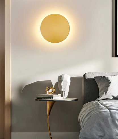 FullHalo Wandleuchte - Runde Schwarz/Weiß/Gold Metall Wandlampe - Modernes Wandlampen Design