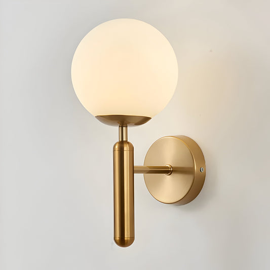 Glänzende Kugel Wandleuchte - Stilvolle Kupfer Wandlampe - Wandleuchten LED Innen