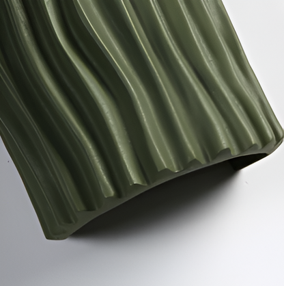 HuePleat Wandleuchte - Curvy Pleated Resin Wandlampe - Up and Down Wandleuchten Geführt