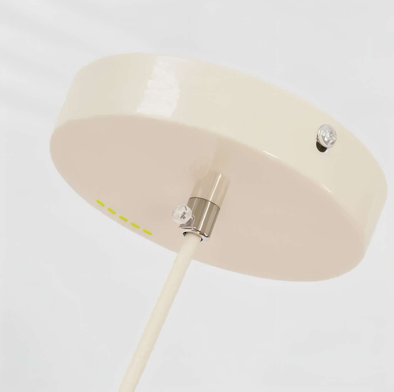 Icryl Pendelleuchte - Japanische Hängelampe in Creme Schalenform