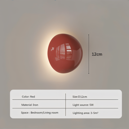 LumiCircle Wandleuchte - Moderne Runde Wandlampe - Energieeffiziente Wandleuchten LED