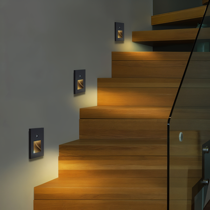 LumiStep Wandleuchte - Unterputz Bewegungssensor Treppe Wandbeleuchtung