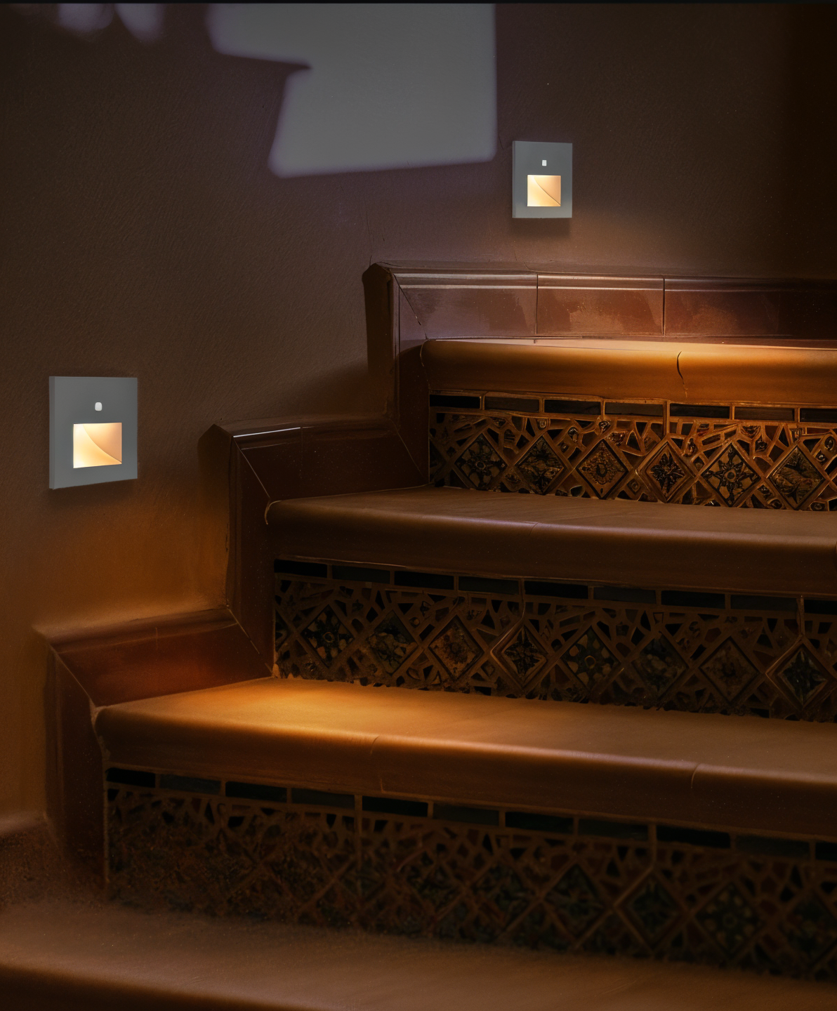 LumiStep Wandleuchte - Unterputz Bewegungssensor Treppe Wandbeleuchtung