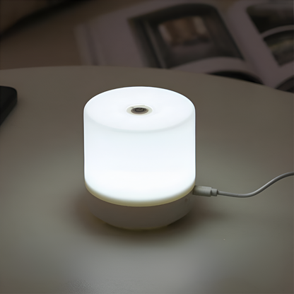 LuminoTap - USB betriebenes zylindrisches Mini-Nachtlicht - Lampe mit Touch-Dimmer