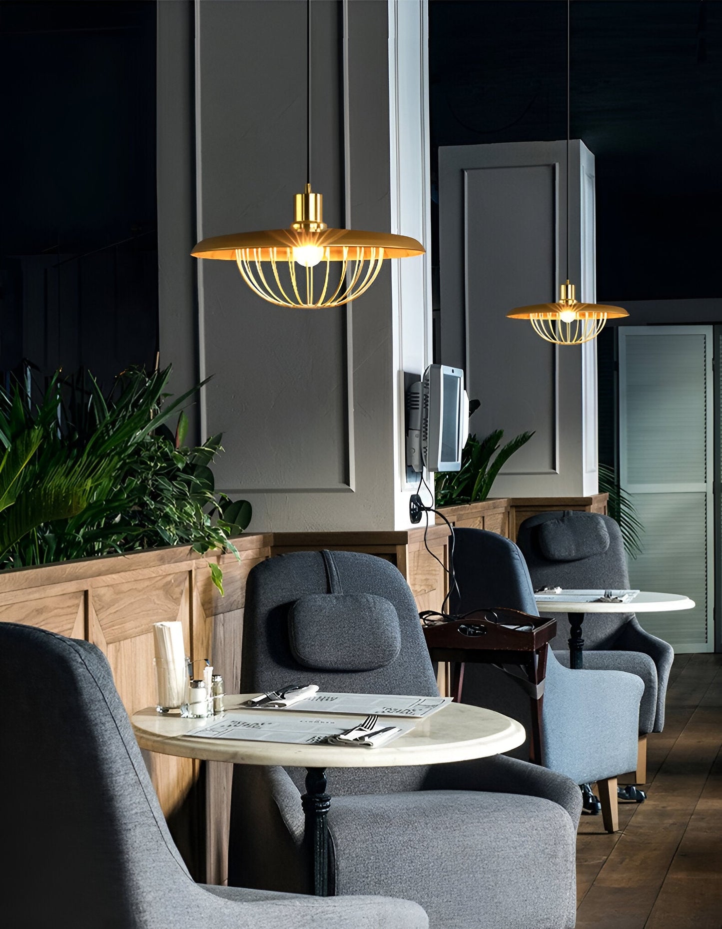 LuxuRail Pendelleuchte - Stylische Retro Moderne Metallkäfig Hängelampe