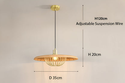 LuxuRail Pendelleuchte - Stylische Retro Moderne Metallkäfig Hängelampe