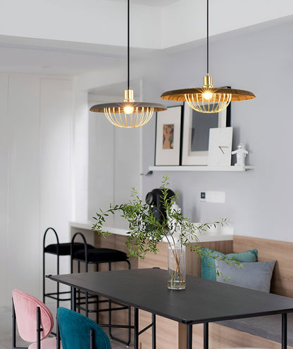 LuxuRail Pendelleuchte - Stylische Retro Moderne Metallkäfig Hängelampe