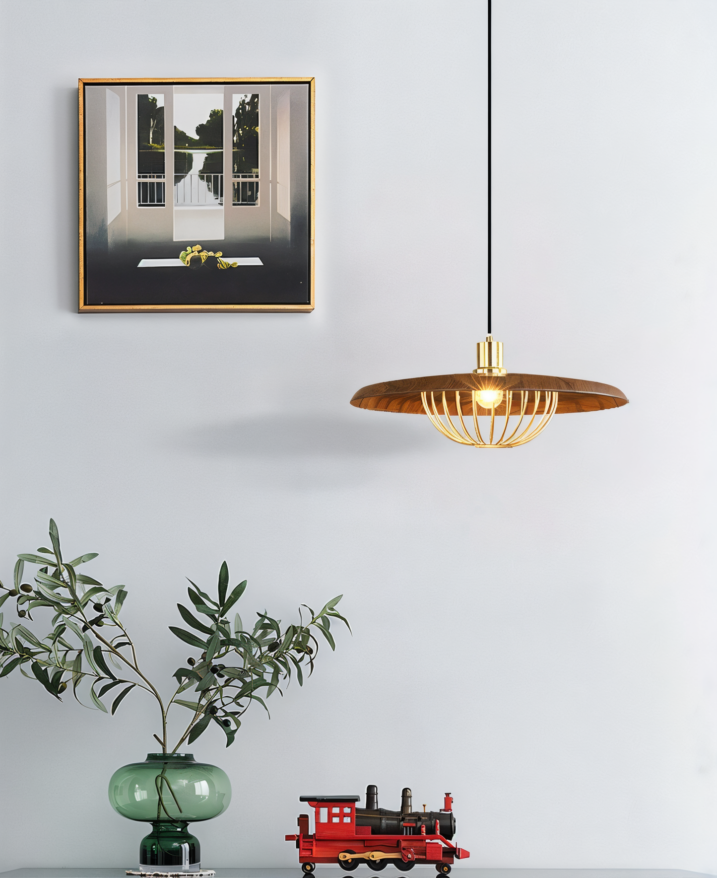 LuxuRail Pendelleuchte - Stylische Retro Moderne Metallkäfig Hängelampe