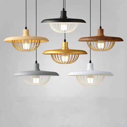 LuxuRail Pendelleuchte - Stylische Retro Moderne Metallkäfig Hängelampe