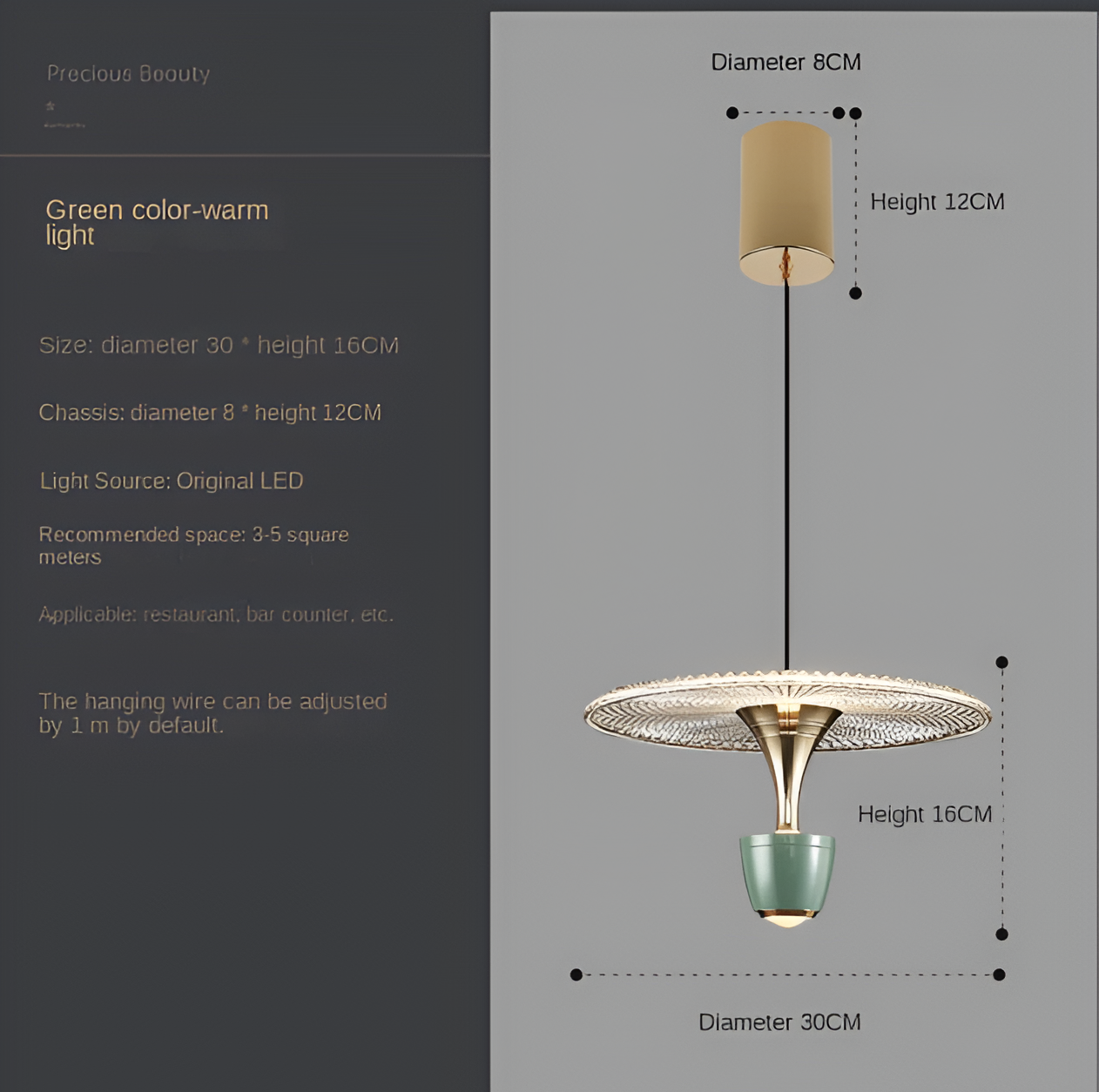 LuxurCryl Pendelleuchte - Elegante Hängelampe aus Acryl