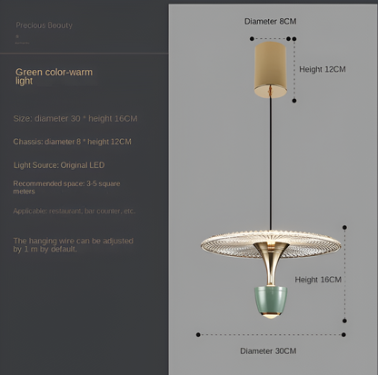 LuxurCryl Pendelleuchte - Elegante Hängelampe aus Acryl