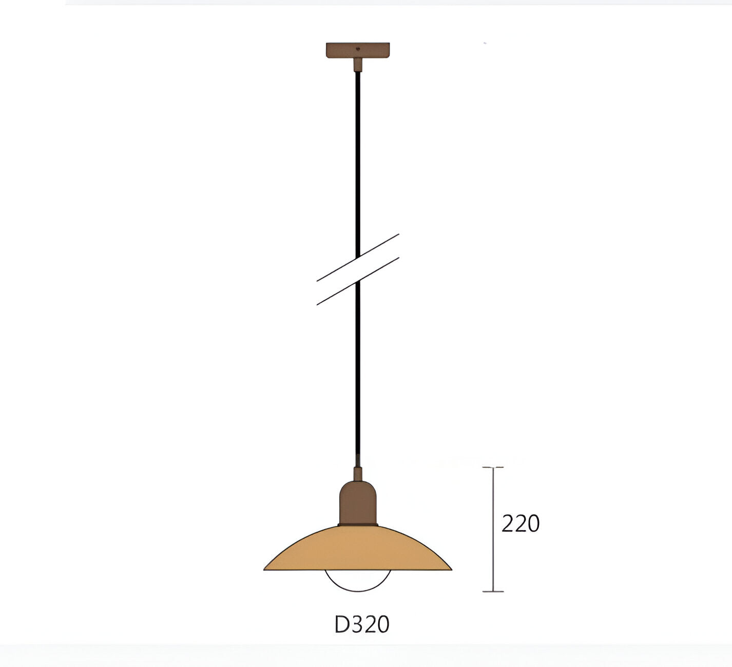 Macaron Pop Pendelleuchte - Lebendige Bauhaus Kuppel Hängelampe