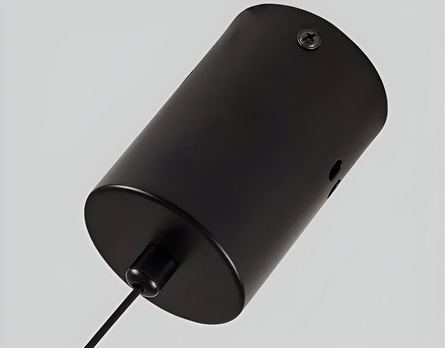 PinOval Pendelleuchte - Schwarzes Aluminium, Längliche LED Hängelampe