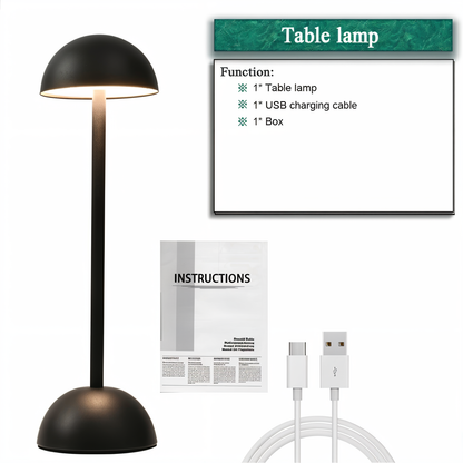 PortaGleam - Tragbare, Berührungsgesteuerte Tischlampe - USB C LED Schreibtischlampe