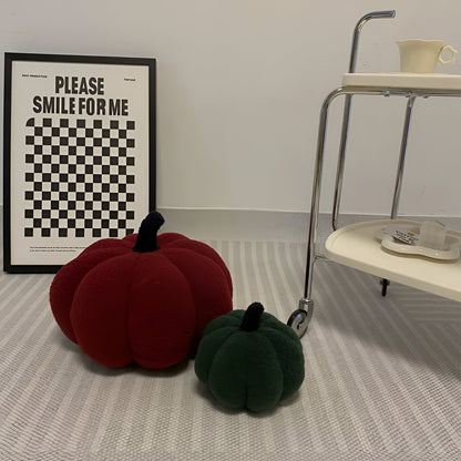 Pumpkin Cush - Texturiertes Kürbis Plüschkissen