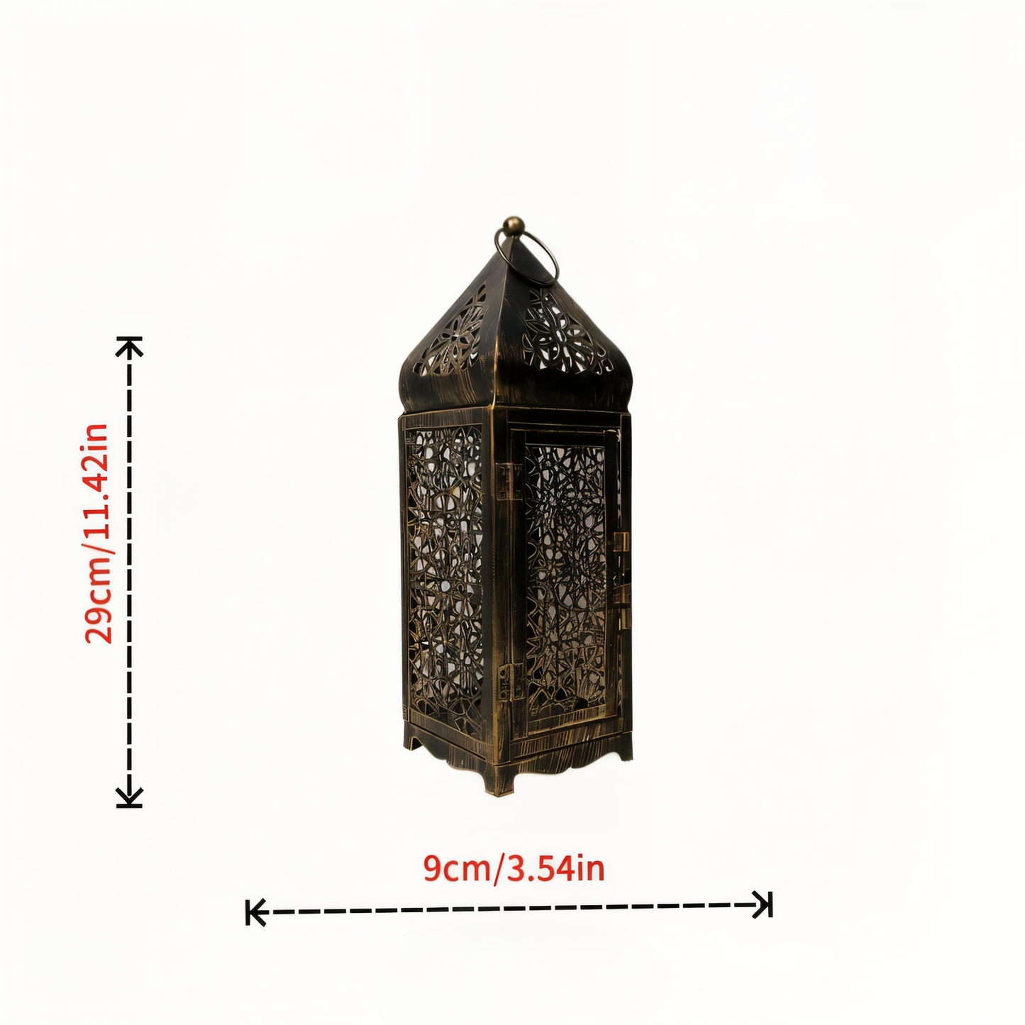 Bauernhaus Arabesque Kerzenhalter - Dekorative Metall Kerzenlaterne
