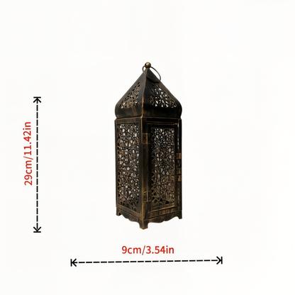 Bauernhaus Arabesque Kerzenhalter - Dekorative Metall Kerzenlaterne