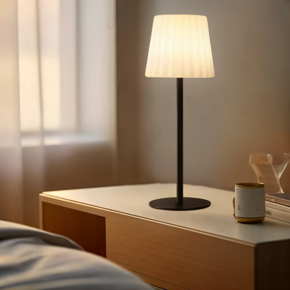 RibbeGlo Tischlampe - Kompaktes & Robustes LED Nachtlicht mit Fernbedienung