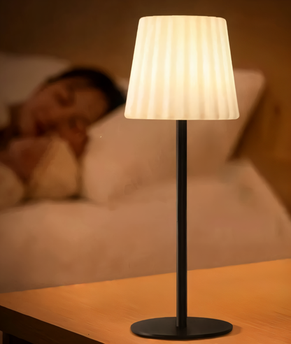 RibbeGlo Tischlampe - Kompaktes & Robustes LED Nachtlicht mit Fernbedienung