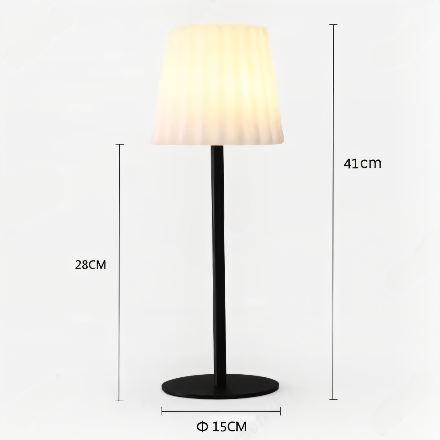RibbeGlo Tischlampe - Kompaktes & Robustes LED Nachtlicht mit Fernbedienung