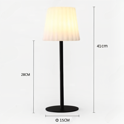 RibbeGlo Tischlampe - Kompaktes & Robustes LED Nachtlicht mit Fernbedienung