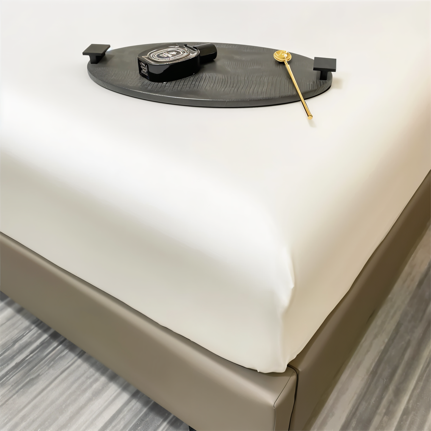 ShieldLush - Premium Weiche Baumwolle Spannbetttuch mit Elastischem Rand