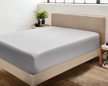 ShieldLush - Premium Weiche Baumwolle Spannbetttuch mit Elastischem Rand