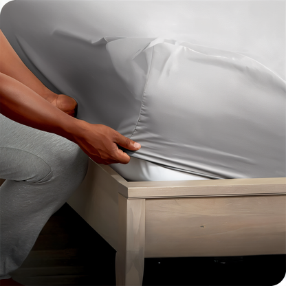 ShieldLush - Premium Weiche Baumwolle Spannbetttuch mit Elastischem Rand