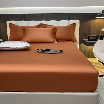 ShieldLush - Premium Weiche Baumwolle Spannbetttuch mit Elastischem Rand