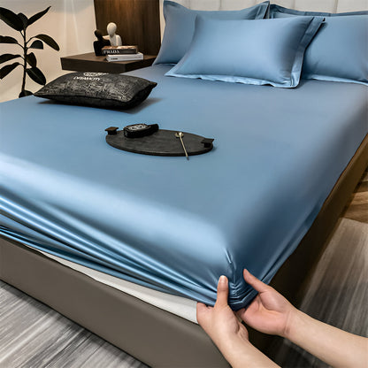 ShieldLush - Premium Weiche Baumwolle Spannbetttuch mit Elastischem Rand