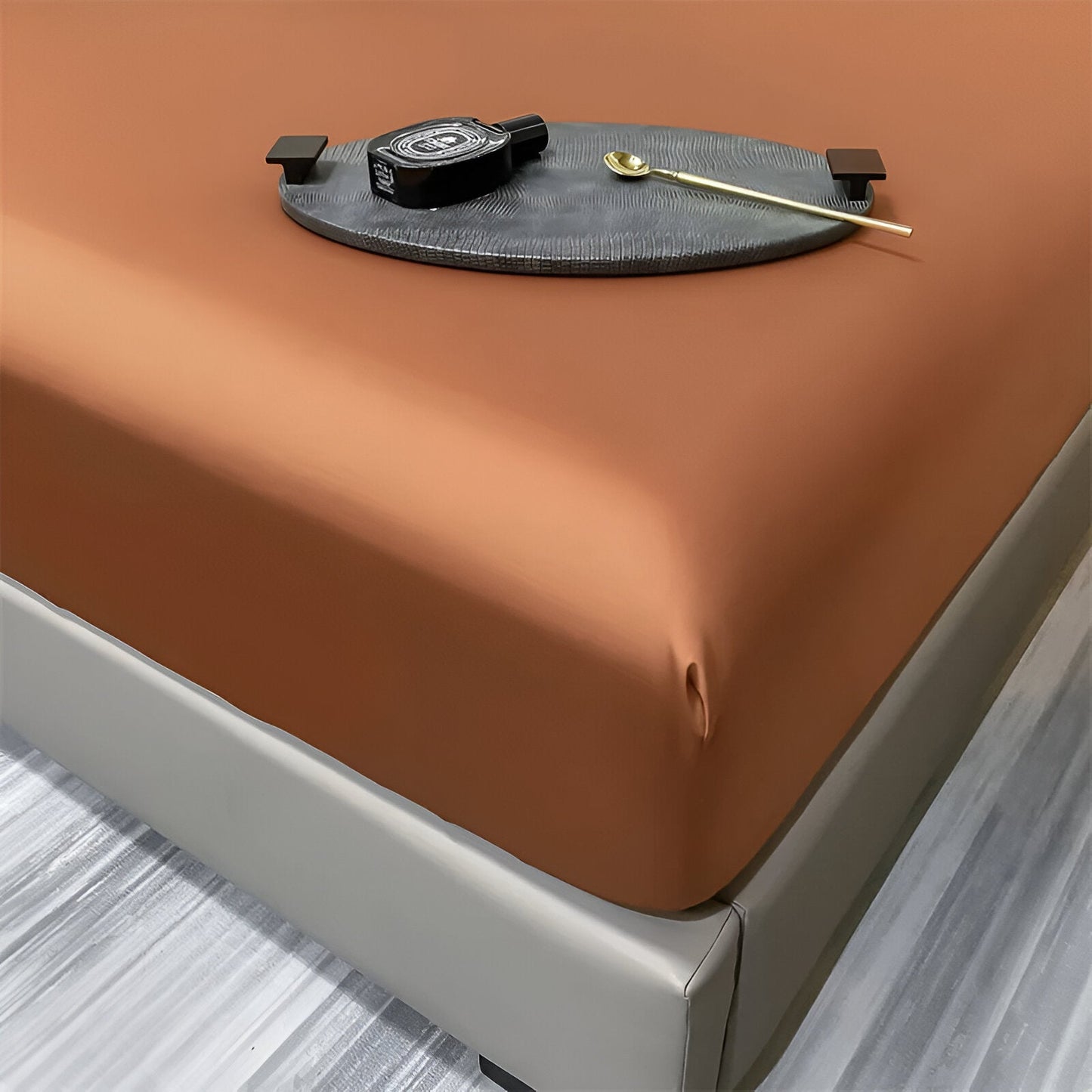 ShieldLush - Premium Weiche Baumwolle Spannbetttuch mit Elastischem Rand