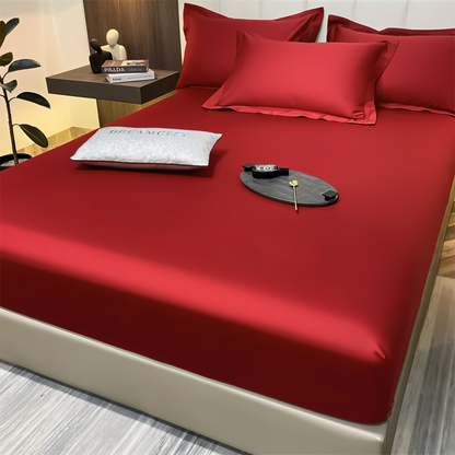 ShieldLush - Premium Weiche Baumwolle Spannbetttuch mit Elastischem Rand