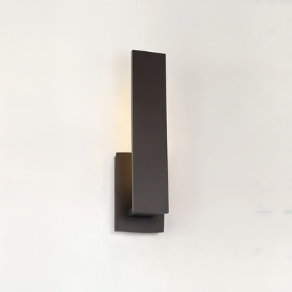 SimpliBlack Wandleuchte - Wasserdichte Aluminium Gartenbeleuchtung - Minimalistische Wandleuchte für Draußen