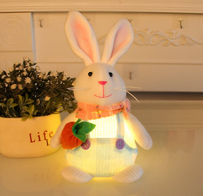 SoftiGlow Osterhase - LED Hase Gnom Osterdeko