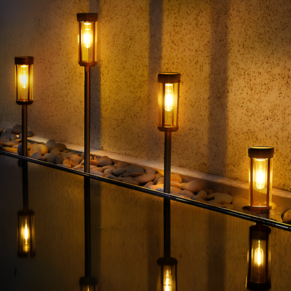 TorchDazz Solarleuchte - 2/4/8-teiliges wasserdichtes Solarlicht Garten - LED Gartenbeleuchtung