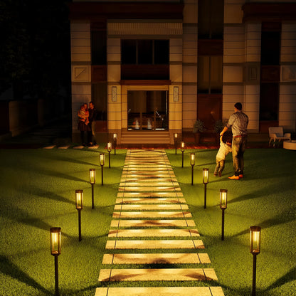 TorchDazz Solarleuchte - 2/4/8-teiliges wasserdichtes Solarlicht Garten - LED Gartenbeleuchtung