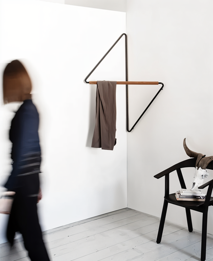 Triad Garderobenständer - Geometrische Mehrzweckgarderobe aus Metall