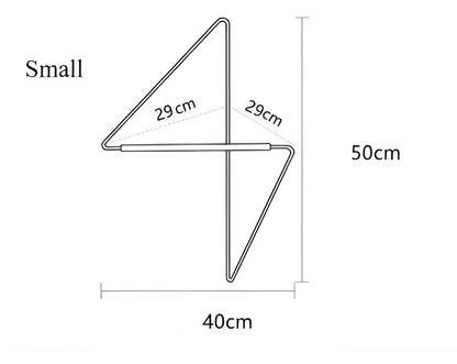 Triad Garderobenständer - Geometrische Mehrzweckgarderobe aus Metall