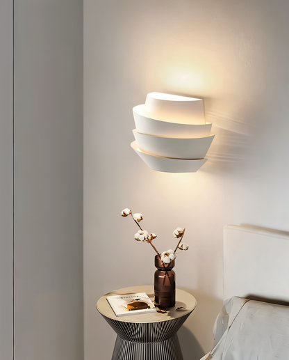 UniqGleam Wandlamp - Geometrische Wandlampe aus Metall - Dekorative Wandleuchten LED Innen