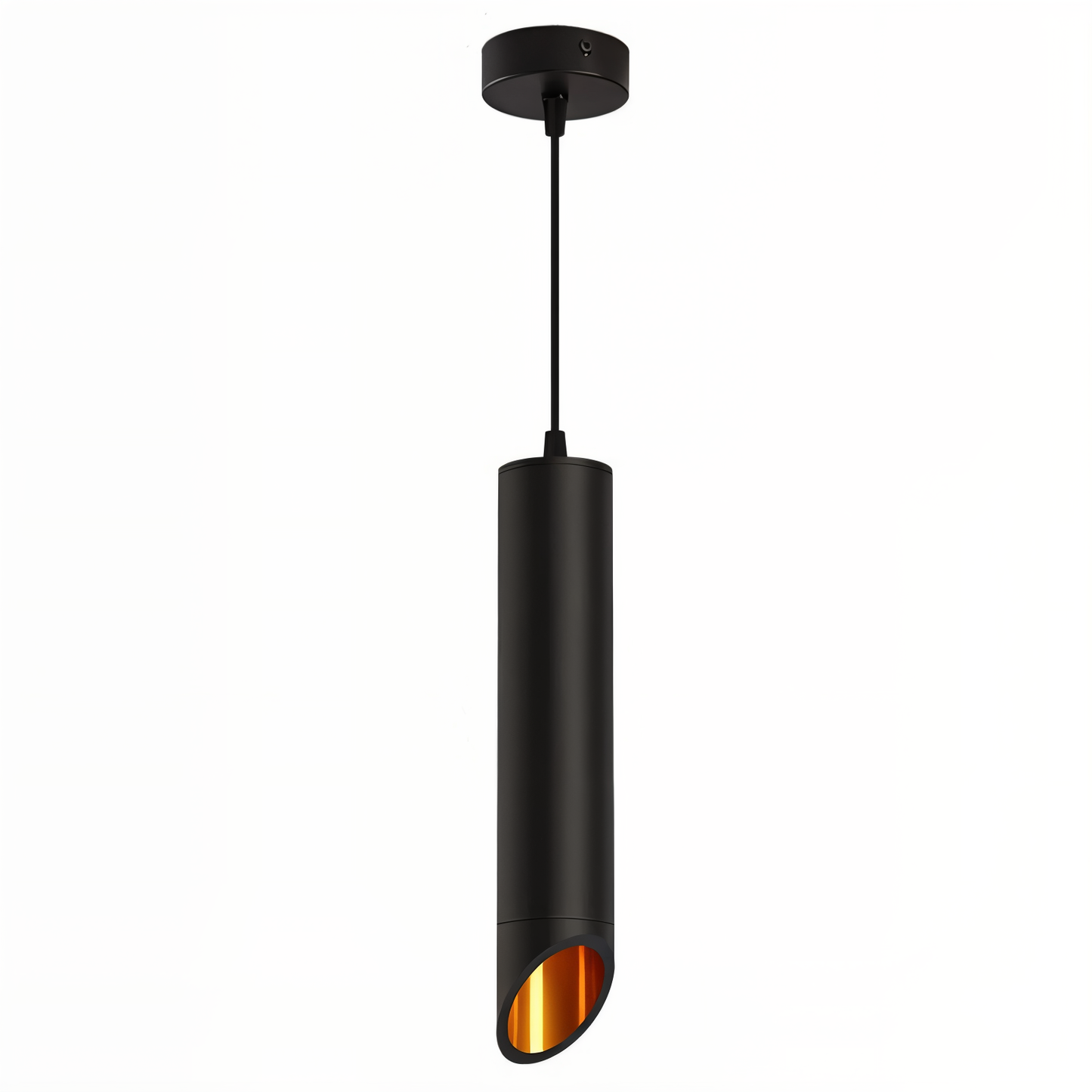 Uniqlux Tube Pendelleuchte - Moderne Schwarz/Weiß Aluminium LED Hängelampe