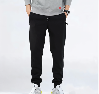 Wool Lined Fleece Legging - Herren Sweatpants mit Kordelzug und Taschen