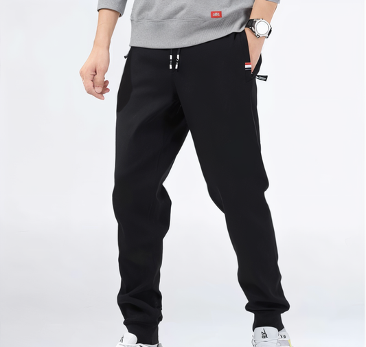 Wool Lined Fleece Legging - Herren Sweatpants mit Kordelzug und Taschen