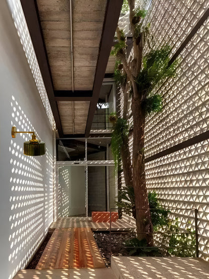 ZiGloss Wandleuchte - Nordic Weiß/Grün Wellenglas Wandlampe - Verstellbare Wandleuchten LED