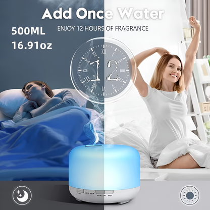 Buntfarbiger Aroma-Diffuser mit Bluetooth-Lautsprecher und Luftbefeuchter-Funktion