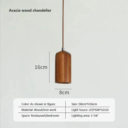 NordicGlow – Skandinavische Hängelampe aus Holz
