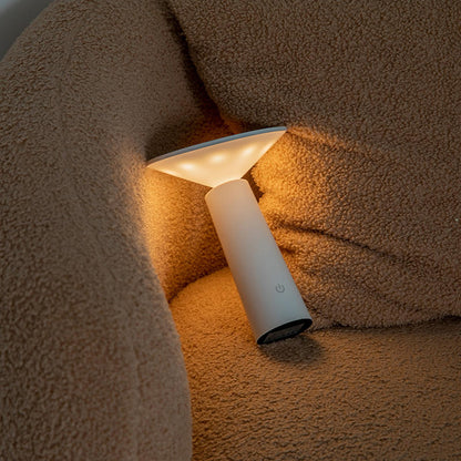 Kabellose wiederaufladbare LED-Tischlampe – modernes und verstellbares Licht für Wohnzimmer, Büro und Schlafzimmer