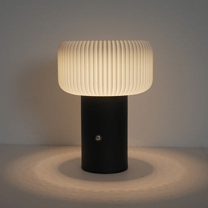 GlowCap – Atmosphärische Pilz-Tischlampe mit 3-farbig dimmbarem Licht