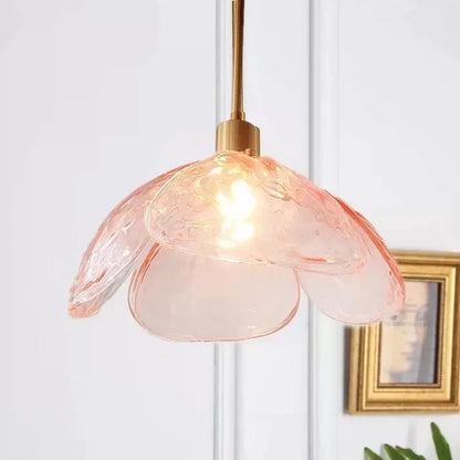 Garduru Blossom Pendelleuchte – Elegante Glas-Hängelampe für Schlafzimmer und Wohnräume