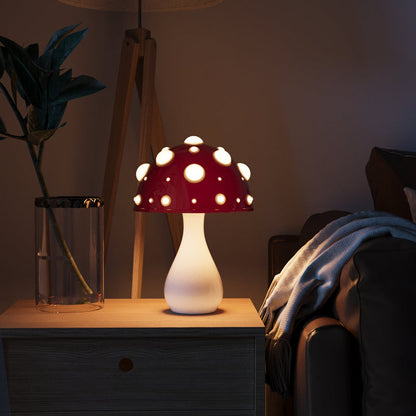 LumiFungi – Luxuriöse LED-Tischlampe mit atmosphärischer Pilzform und dimmbarem Licht