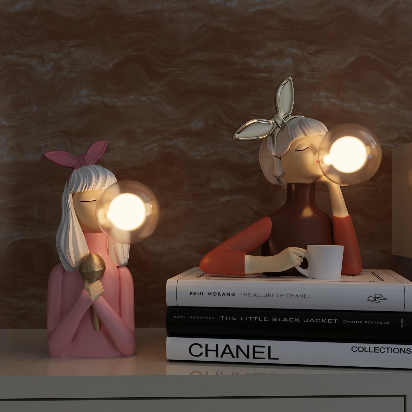 Garduru Sisters Tischlampe – Handgefertigte Eleganz für Ihr Zuhause